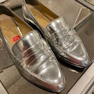 Metallic loafers